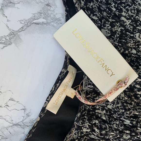 ❌SOLD❌LOVESHACKFANCY Scarlett Mini Dress Evening - Picture 3 of 8